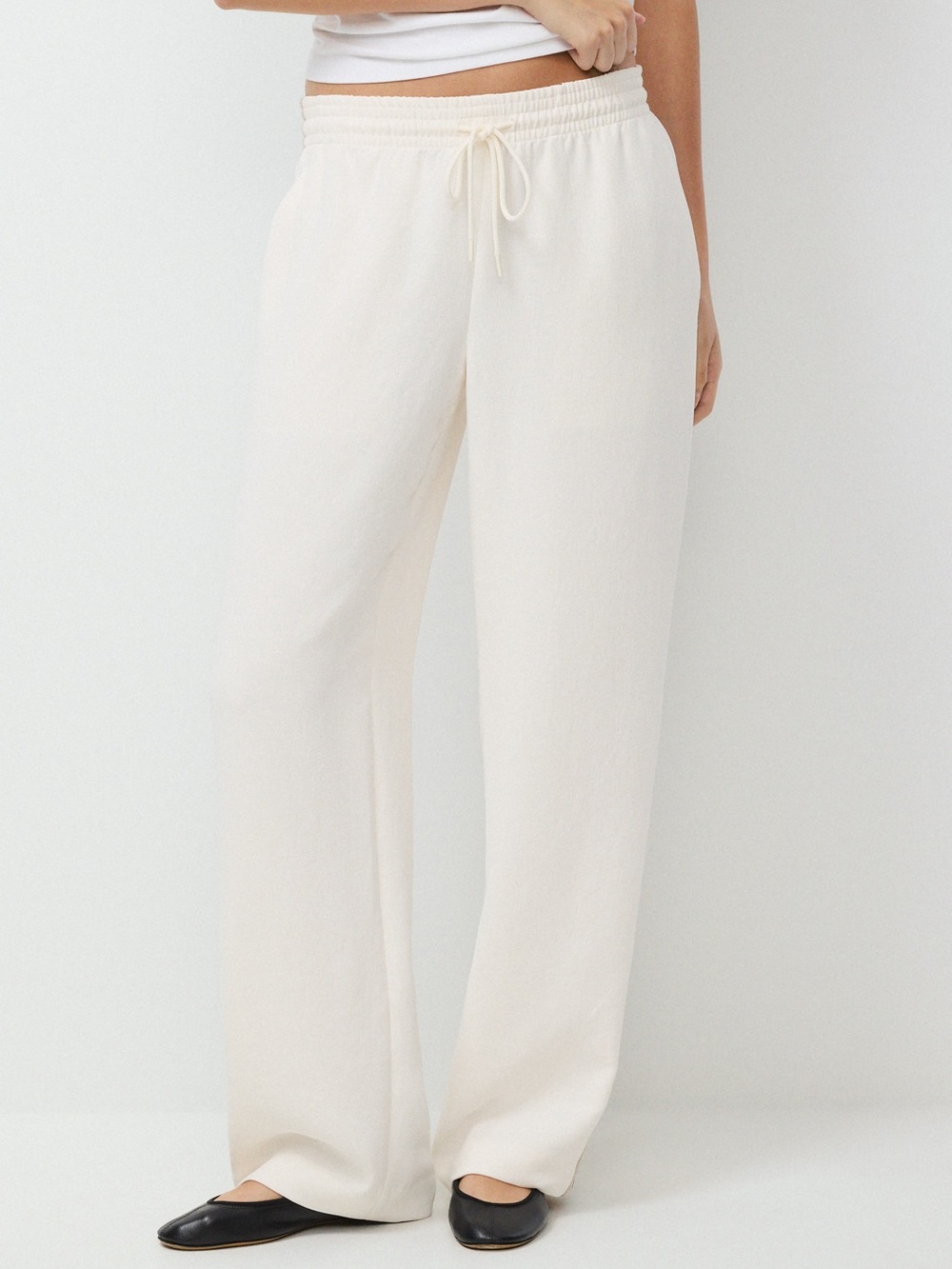 Aritzia Wilfred Thesis Crepette Pant - LIGHT BIRCH